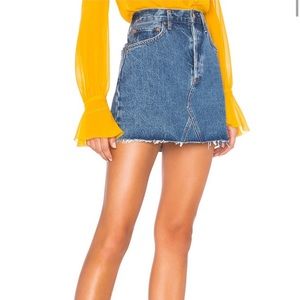 Agolde | Quinn High Rise Mini Skirt - RIDE